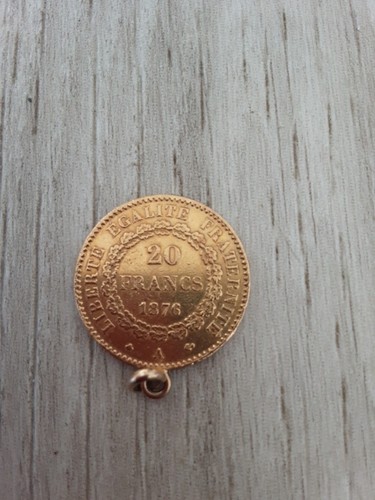 Francs génie 1876 - francs, or
