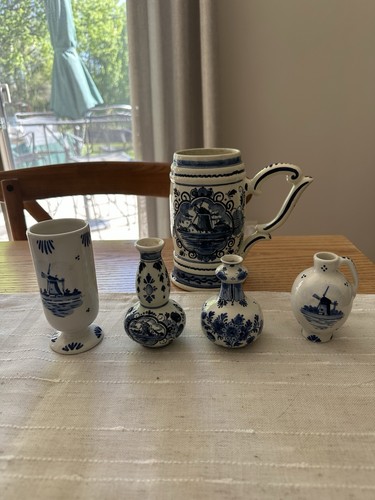 Delft blue ceramics - blue,