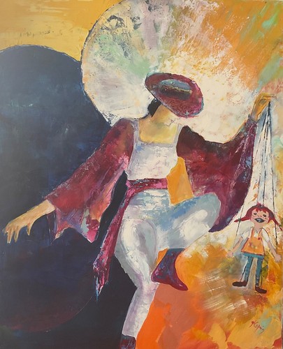 Huile sur toile - toile, signée