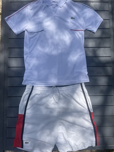 Ensemble lacoste sport blanc - ,