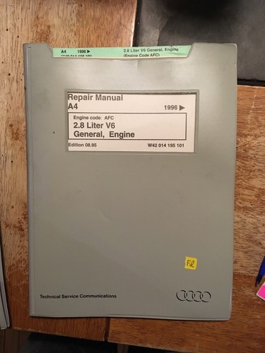 Manuel entretien audi - manuel, a4