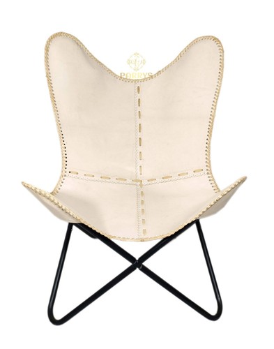 Fauteuil papillon cuir fait - fauteuil,