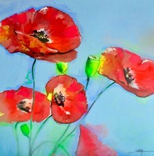 Tableau " Coquelicot "