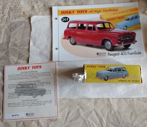 Atlas dinky toys peugeot 403 - toys,