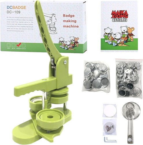 Button maker machine badge - button,