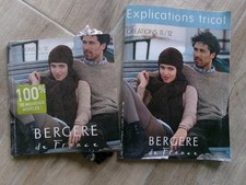 catalogue Bergère de France avec échantillons de laine + explications tricot