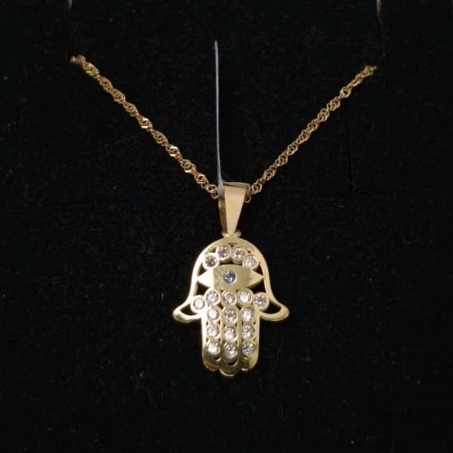 Pendentif chaîne or - en, 18k