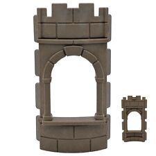 Playmobil 3666 mur gris courbe