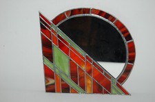 Magnifique miroir , vitrail 