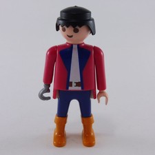 24524 Playmobil Homme Capitaine Pirate Rose et Bleu avec Crochet