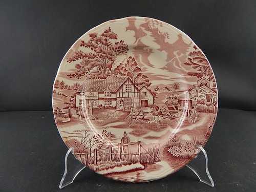 Antique plat céramique - antique, en