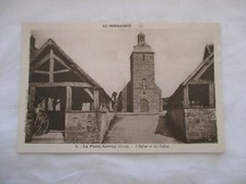  CPA ORNE 61 LA FORET AUVRAY L'EGLISE ET LES HALLES