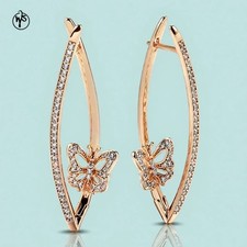 Boucles d'oreilles papillon