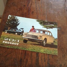 Brochure de vente PEUGEOT 204