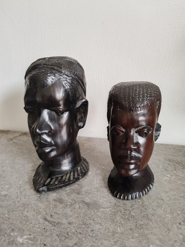 Têtes africaines ébène - en,