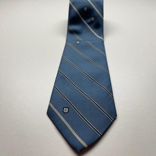 Cravate Real Bleu Polyester