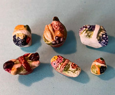 Fèves 6 PANIERS fruits fleurs