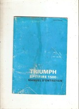 Notice entretient pour triumph