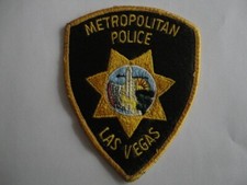 police Américaine !!! insigne écusson police de Las Vegas 