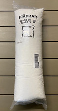 Coussin IKEA FJADRAR, blanc cassé, 50x50 cm, 20x20" FJÄDRAR 100% coton