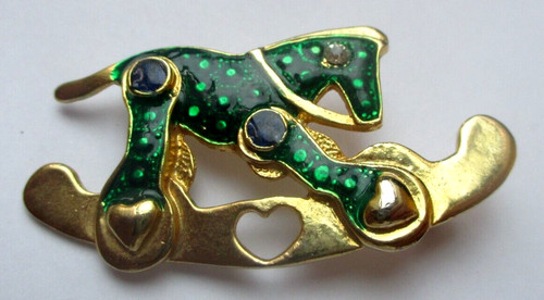 Broche jouet ancien cheval - broche, à