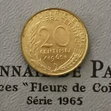 20 CENTIMES MARIANNE 1965 FDC ISSUE DU COFFRET / UNC / FRANCE