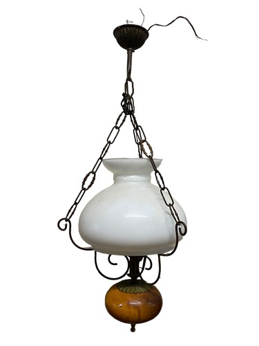 Ancien plafonnier lustre lampe - plafonnier,