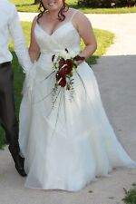 robe de mariée, T.44/46, Ivoire, Bustier parsemé de perles + jupe + boléro