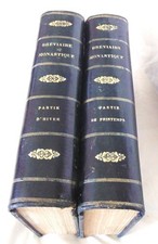 BREVIAIRE MONASTIQUE DISPOSE PAR LE COMMANDEMENT DU PAPE PAUL V 2 tomes 1819