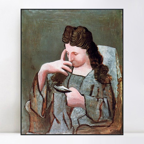 Framed print art 1920 olga - print,