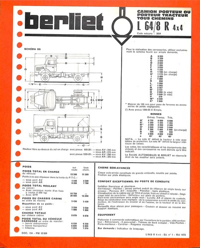 Berliet 8 r 4x4 - r, /