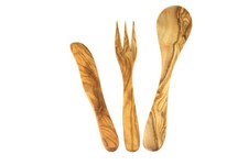 Couverts 3 Pièces En Bois