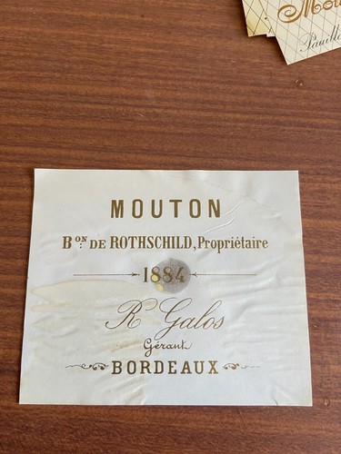 Etiquette château mouton - château,
