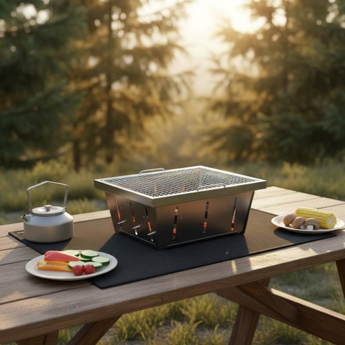 Barbecue pliant camping - barbecue,