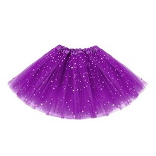 Filles Tutu Jupes ÉTincelle D'éToile Sequin Princesse Robes 3 Couches Balle5641