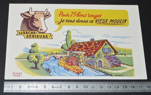 Buvard 1950 fromage vache - 1950,