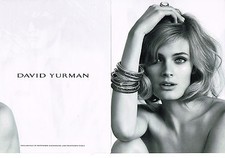 PUBLICITE  2013   DAVID YURMAN  joaillier ( 2pages)