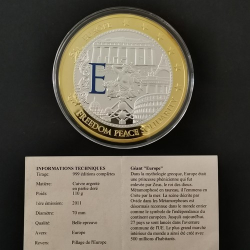 Medaille geant europe - geant,