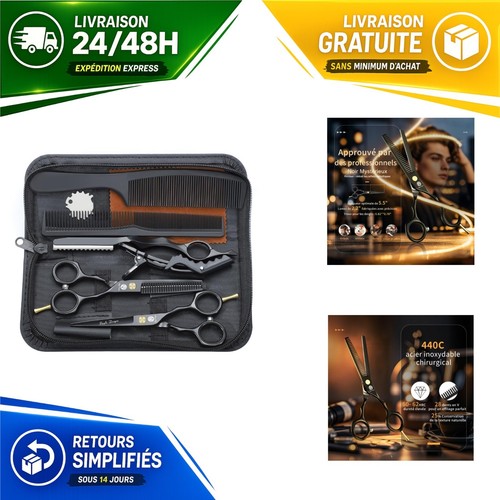 Kit ciseaux coiffure - de,