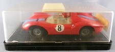 Carrera Universal 427 - Ferrari Dino Rouge Bande Bleue N°8 Eclairage en Boite 1/