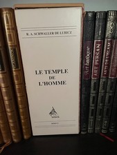 coffret Temple de l'homme en 3 volumes,  édition non reliée, rare