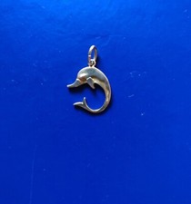 Pendentif dauphin or jaune Massif 14 Carats 585