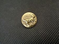 Ancien bouton vénerie chien