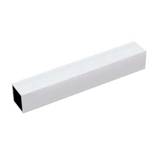Tube carré aluminium - carré, 6063