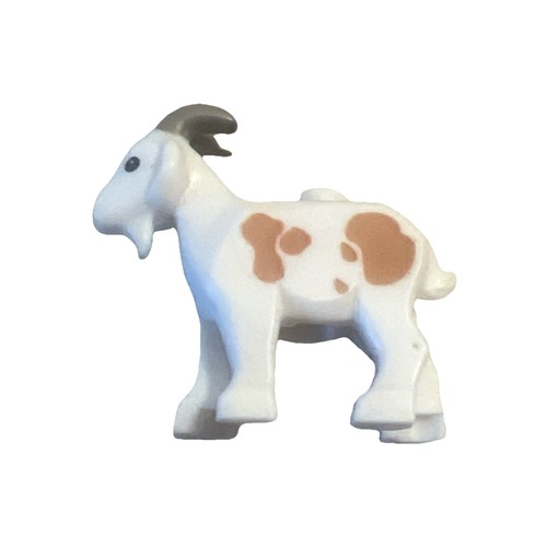 Lego goat animal figure - goat, mill