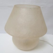 Lampe champignon resine fibre de verre plastique opaque vintage mushroom