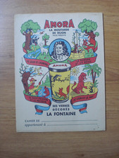 Ancien Protege cahier publicitaire Moutarde AMORA  état moyen