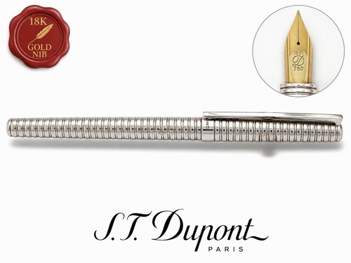 Dupont stylo plume argent 925 - stylo,