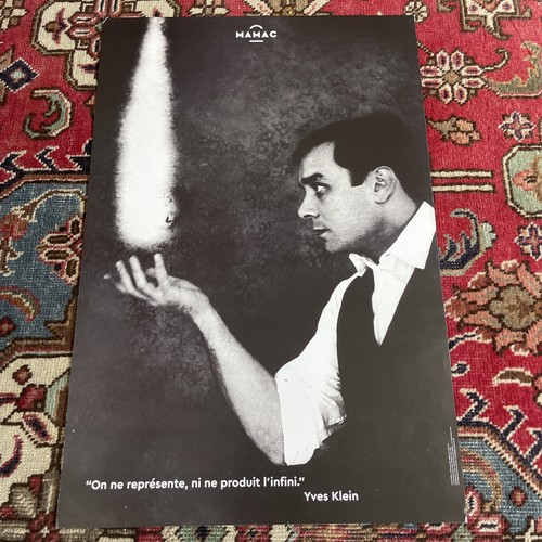 Yves klein affiche originale - yves,