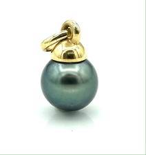 MAGNIFIQUE PENDENTIF OR 18 CARATS - Perle de tahiti - 2,09 g